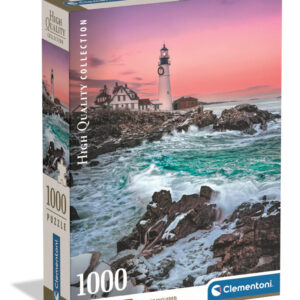 Travel Head Light Portland 1000-bitars kompakt pussel Clementoni