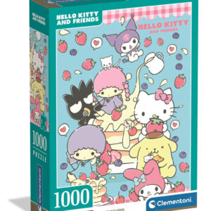 Hello Kitty Pussel 1000 bitar Compact Clementoni 70x50 cm
