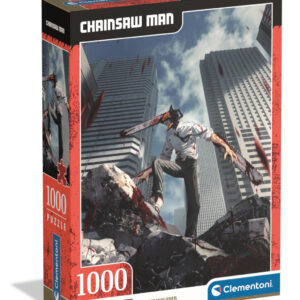 Chainsaw Man Bloody 1000-bitars pussel Clementoni