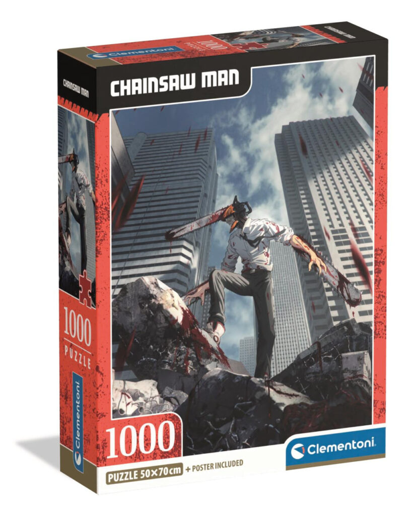 Chainsaw Man Bloody 1000-bitars pussel Clementoni