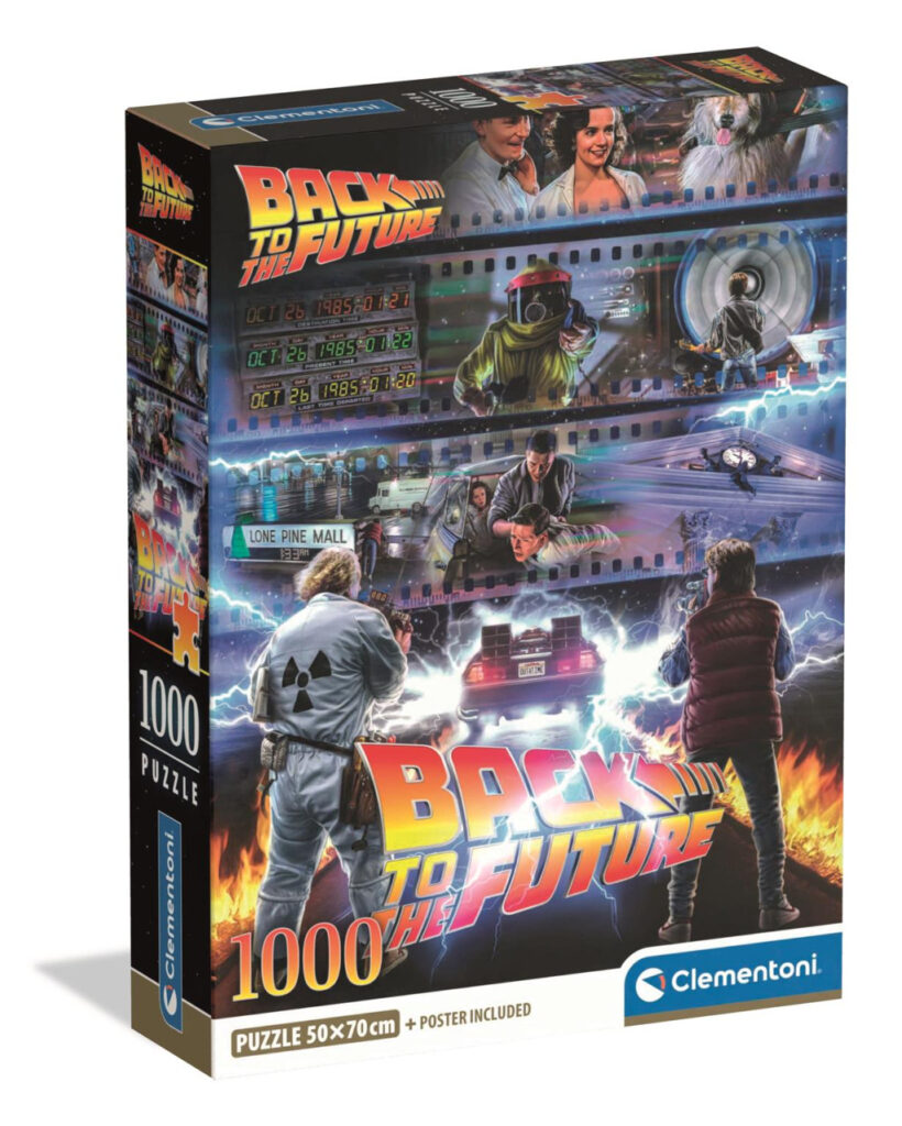 Back to the Future Time 1000-bitars kompakt pussel Clementoni