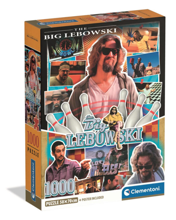 The Big Lebowski The Dude 1000-bitars Compact Clementoni pussel