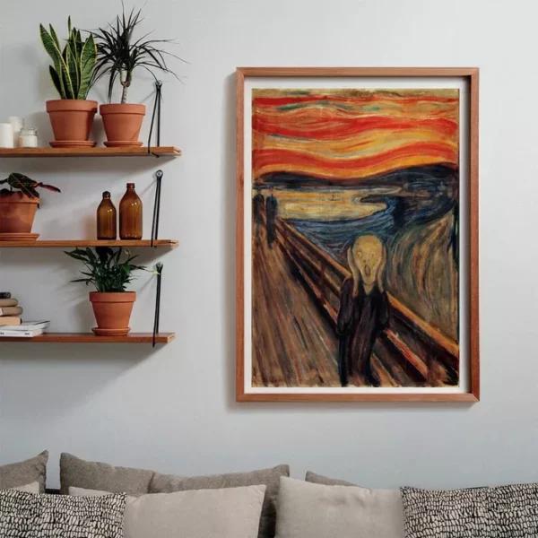 Art Munch The Scream 1000-bitars kompakt pussel Clementoni - Bild 3