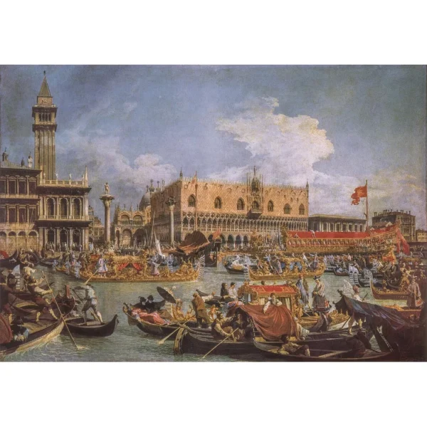 Art View of the Ducal Palace 1000-bitars Compact-pussel Clementoni - Bild 2