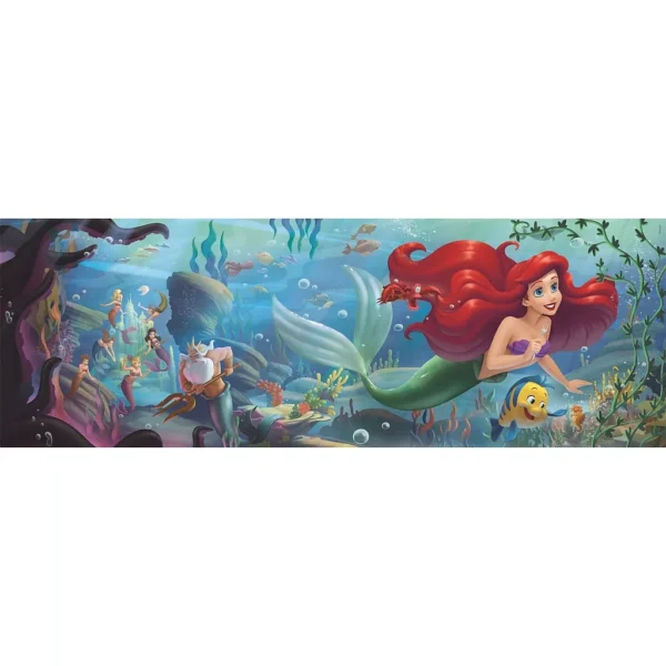 Disney Prinsessor Ariel 1000-bitars Panorama Pussel Clementoni - Bild 2