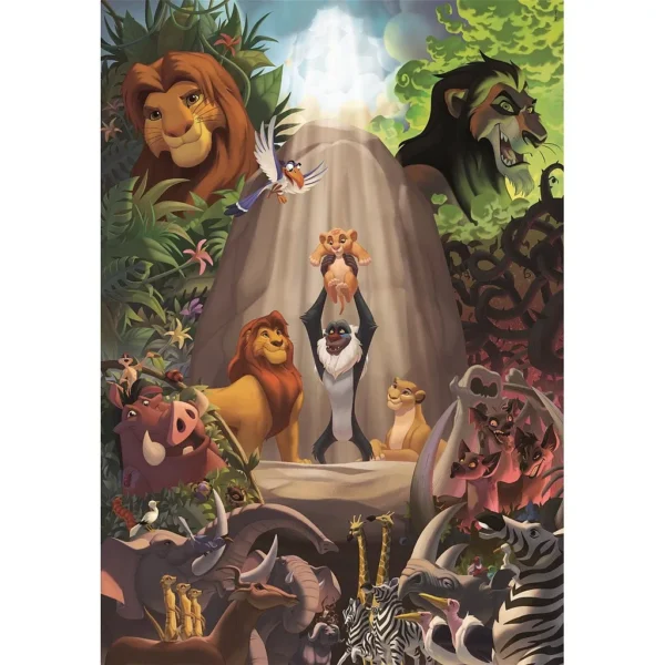 Disney Lejonkungen Legacy 1000-bitars kompakt pussel Clementoni - Bild 2
