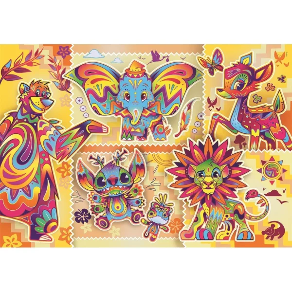 Disney Classics Boho Style 1000-bitars kompakt pussel Clementoni - Bild 2