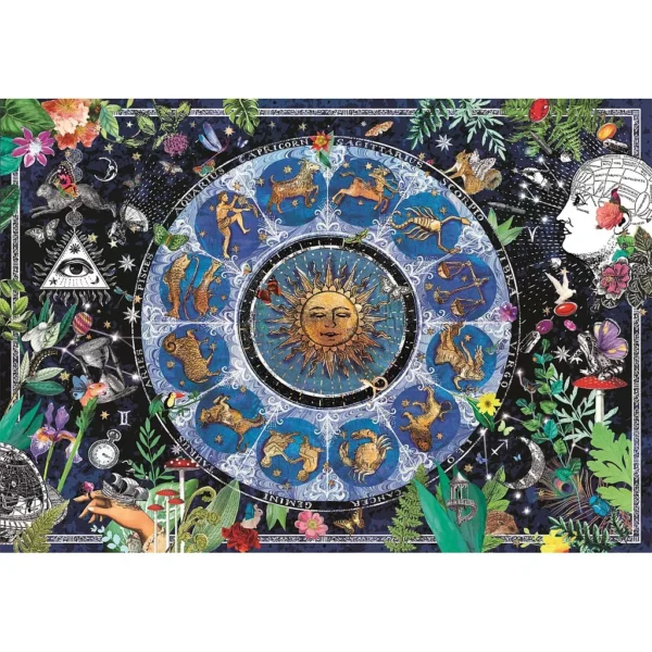 Colour Chart Astrology 1000 bitars kompakt pussel Clementoni - Bild 2