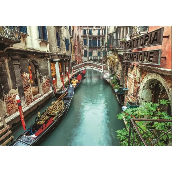 Cities Venice Canal Italy 1000-bitars pussel Clementoni - Bild 2