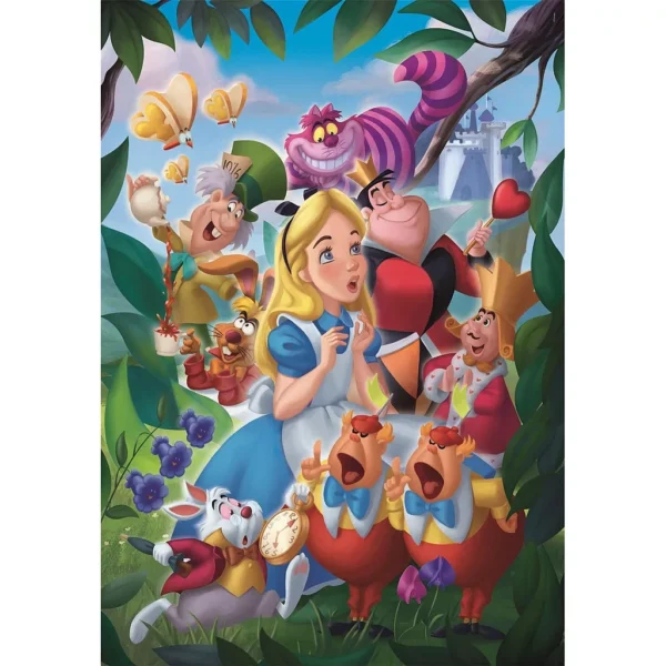 Disney Classics Disney Alice i Underlandet 1000-bitars kompakt pussel Clementoni - Bild 2