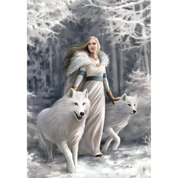 Fantasy Winter Guardians Anne Stokes 1000-bitars kompakt pussel Clementoni - Bild 2