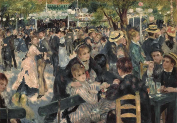 Art Renoir Ball at the Moulin de la Galette Kompakt 1000-bitars pussel Clementoni - Bild 2