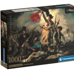 Art Delacroix Liberty Leading the People 1000-bitars kompakt pussel från Clementoni