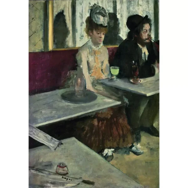 Art Degas In a Café 1000 bitars kompakt pussel Clementoni - Bild 2