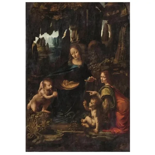 Art Da Vinci Rocky Madonna 1000-bitars kompakt pussel Clementoni - Bild 2