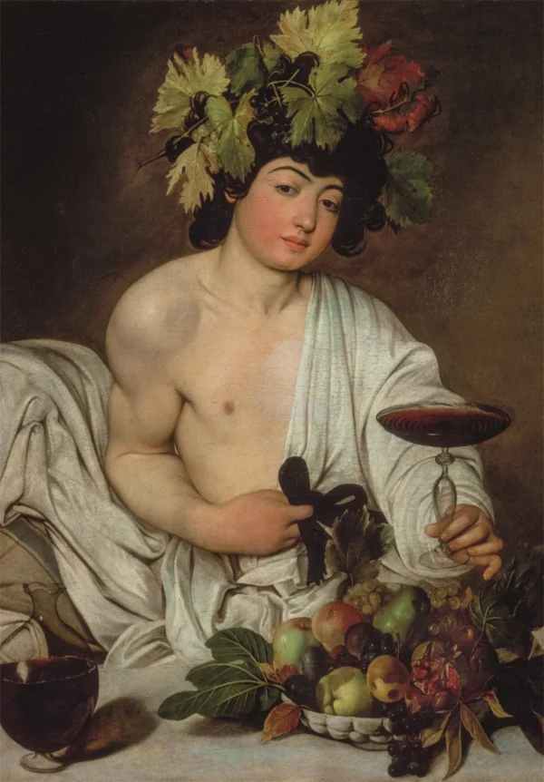 Art Caravaggio Bacchus 1000-bitars kompakt pussel Clementoni - Bild 2