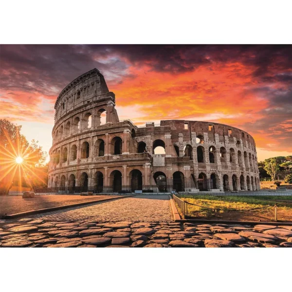 Cities Colosseum Sunset Rome pussel 1000 bitar Clementoni - Bild 2