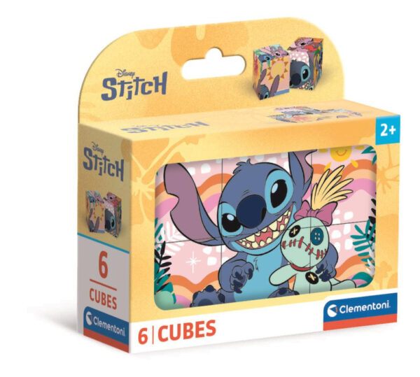 Disney Lilo och Stitch Smile Clementoni 6-delade sagokuber