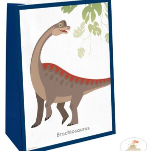 Dinosaurie papperspåsar, set om 4
