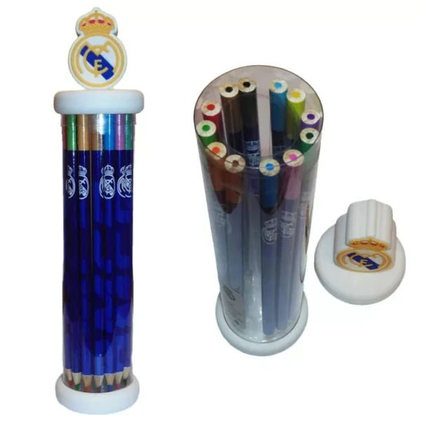 Real Madrid Emblem färgpennor i 3D-förpackning, 12 st - Bild 4