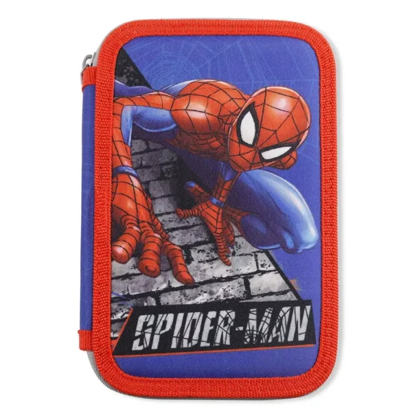Spindelmannen Bricks fyllt pennfodral, 2 fack - Bild 2