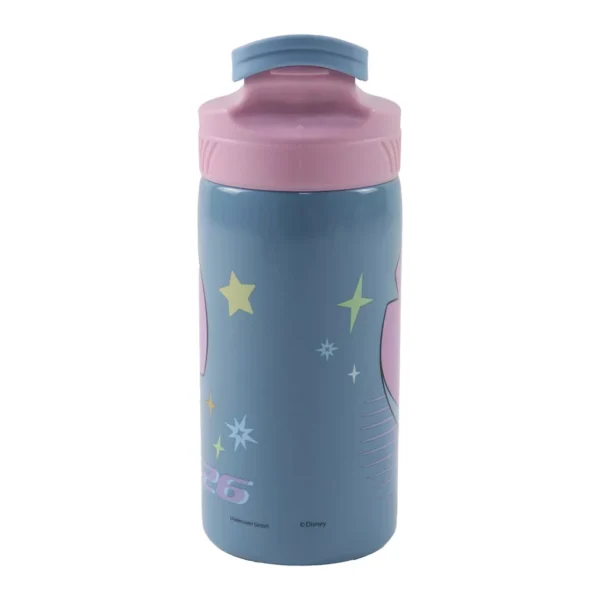 Disney Lilo och Stitch Alien 626 aluminiumflaska med sugrör och krok 500 ml - Bild 3