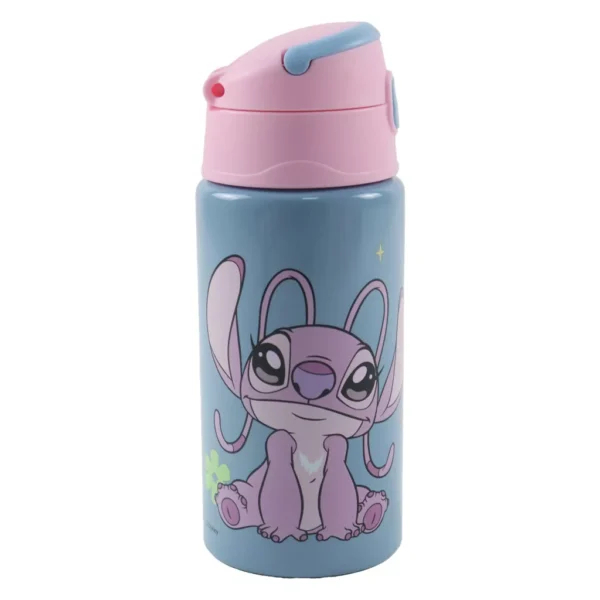 Disney Lilo och Stitch aluminiumflaska med sugrör och krok 500 ml - Bild 4