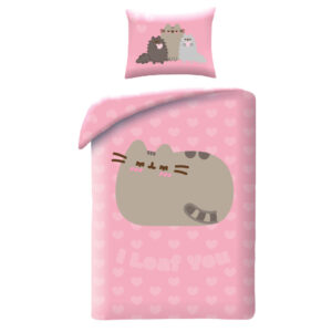 Pusheen Loaf You påslakanset 140×200 cm, 70×90 cm mikrofiber