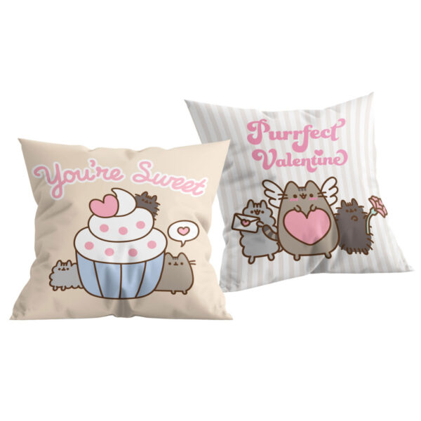 Pusheen Purrfect Valentine dekorativ kudde 40x40 cm
