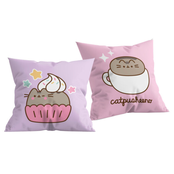 Pusheen Catpusheeno Cato kudde, dekorativ kudde 40x40 cm