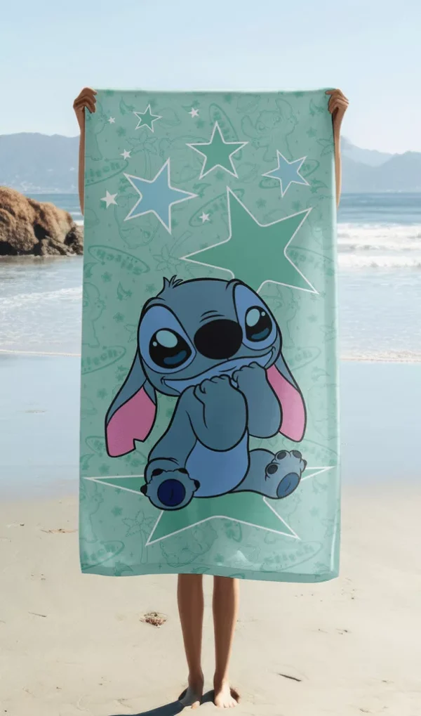 Disney Lilo and Stitch Starstitch badhandduk, strandhandduk 70x140 cm - Bild 2