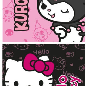 Hello Kitty Magic Duo badhandduk, strandhandduk 70x140 cm (Fast Dry)
