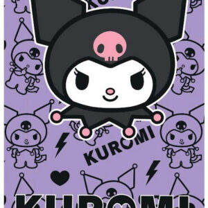 Hello Kitty Kuromi Chaos strandhandduk 70x140 cm (snabbtorkande)