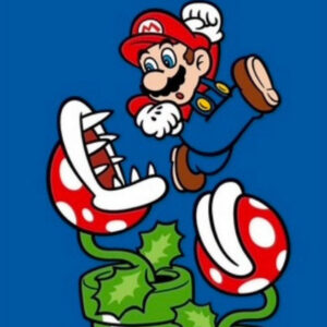 Super Mario Piranha Plants badhandduk, strandhandduk 70x140 cm (snabbtorkande)