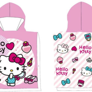 Hello Kitty strandhandduk poncho 50x100 cm (Fast Dry)