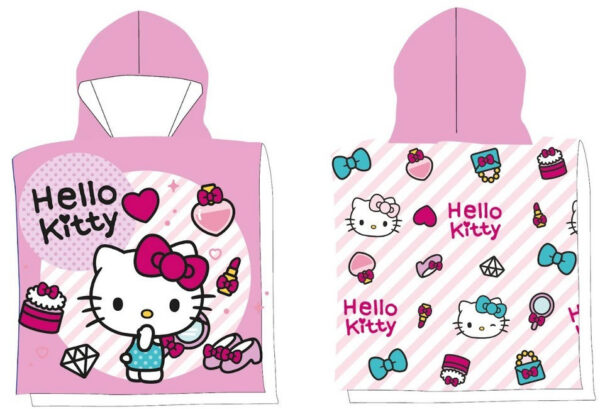 Hello Kitty strandhandduk poncho 50x100 cm (Fast Dry)