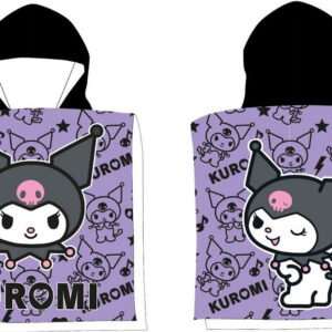 Hello Kitty Kuromi Chaos strandhandduk poncho 50x100 cm (Fast Dry)