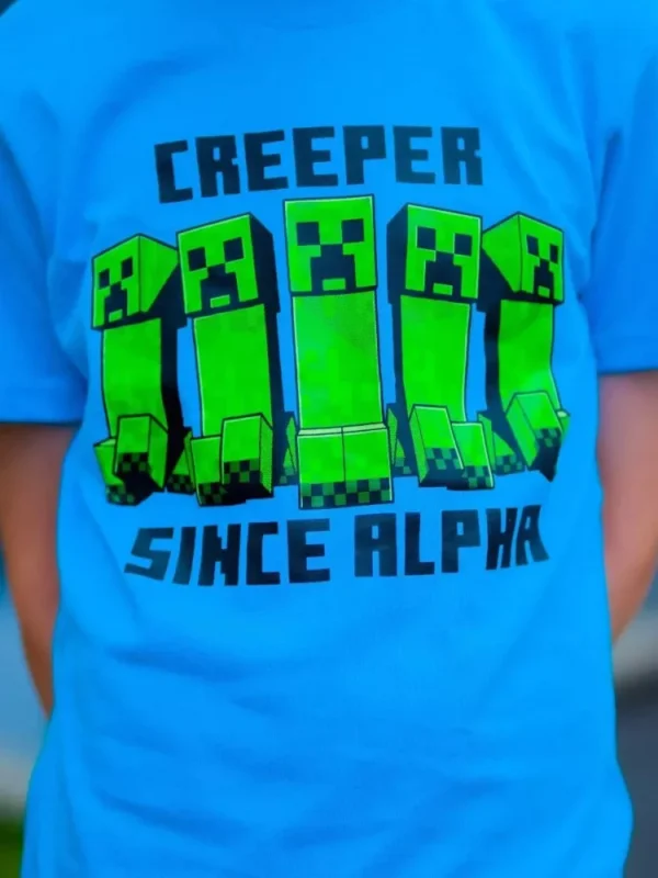 Minecraft barn kort pyjamas 9 år - Bild 4