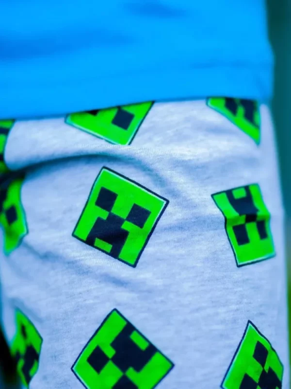 Minecraft barn kort pyjamas 9 år - Bild 2