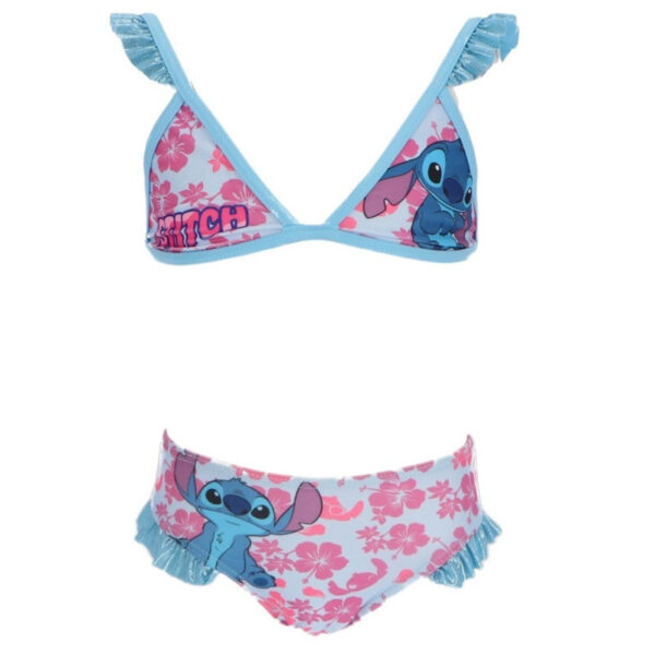 Disney Lilo och Stitch Bikini Barn Blå Tvådelad Baddräkt 4 år