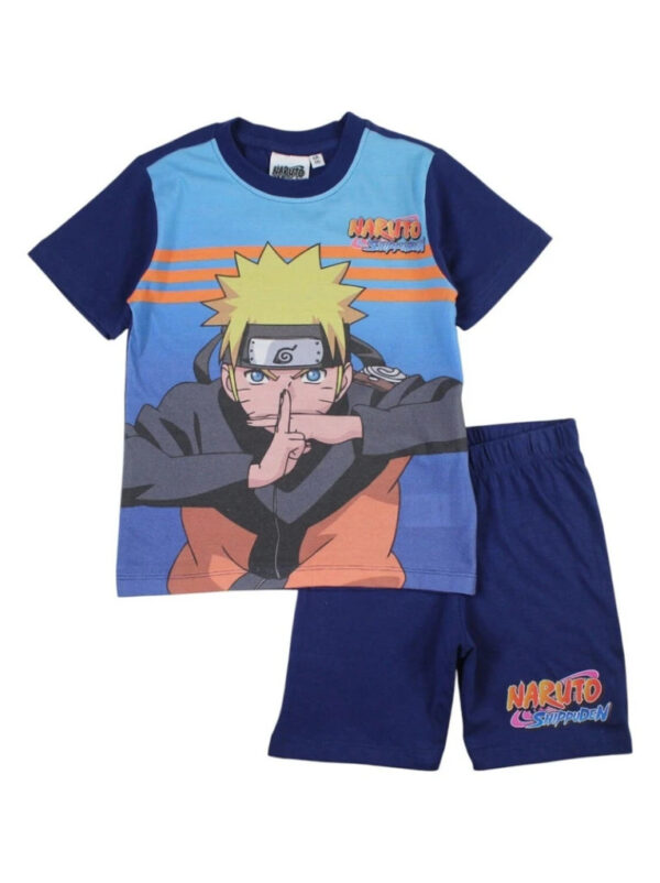 Naruto Kage Bunshin blå kort pyjamas för barn 152 cm