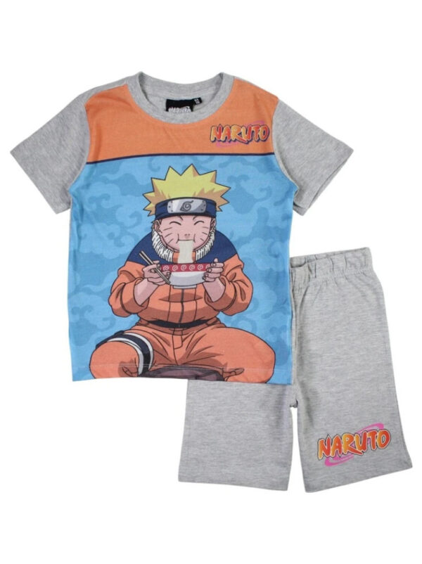 Naruto Ramen Grey kort pyjamas barn 152 cm