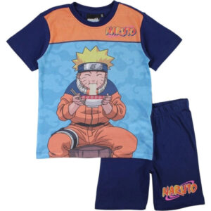Naruto Ramen blå kort pyjamas för barn 10 år / 140 cm