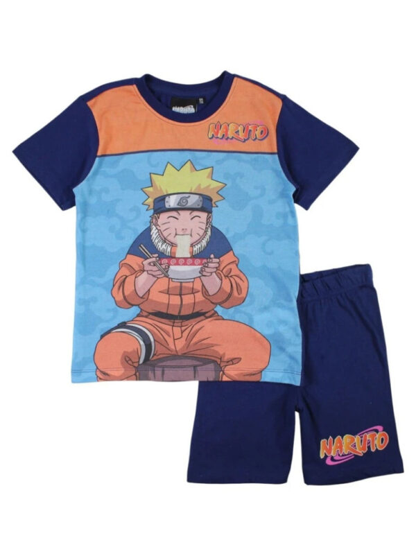 Naruto Ramen Blue kort pyjamas för barn 152 cm