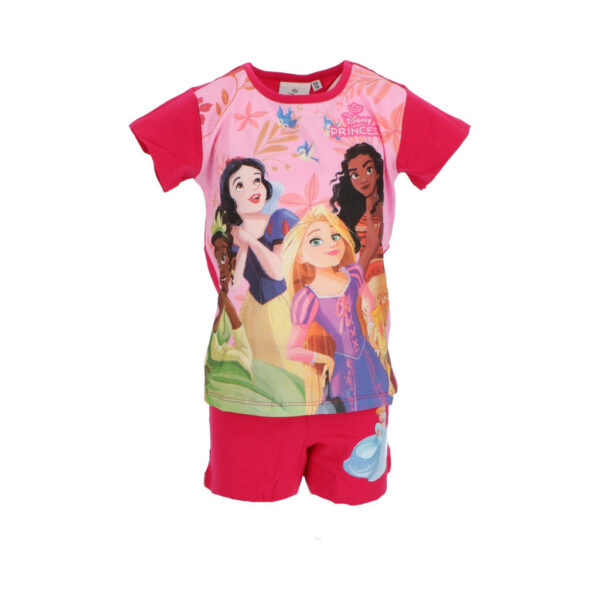 Disney Princess Friendship Pink kort pyjamas 92 cm