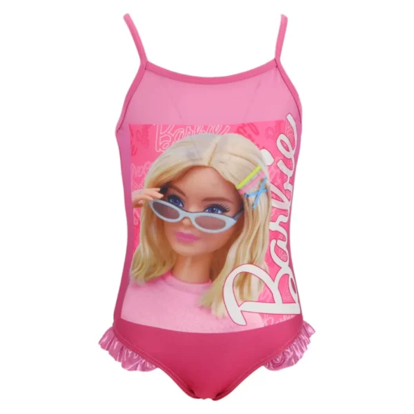 Barbie Style barnbaddräkt och sarong set 7–8 år / 122–128 cm - Bild 3