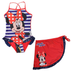 Disney Mimmi Pigg Chic barnbaddräkt och sarong set 7-8 år / 122-128 cm