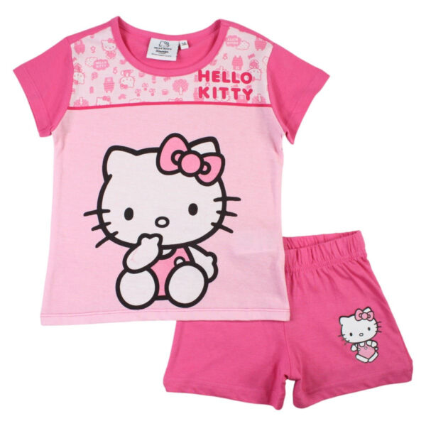Hello Kitty Cutie Pink kort pyjamas 98 cm
