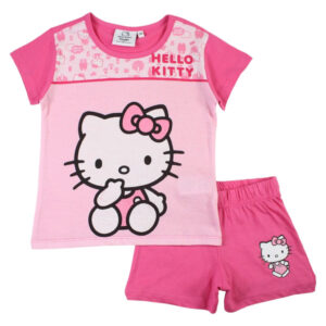 Hello Kitty Cutie Rosa kort pyjamas barn 4 år / 104 cm