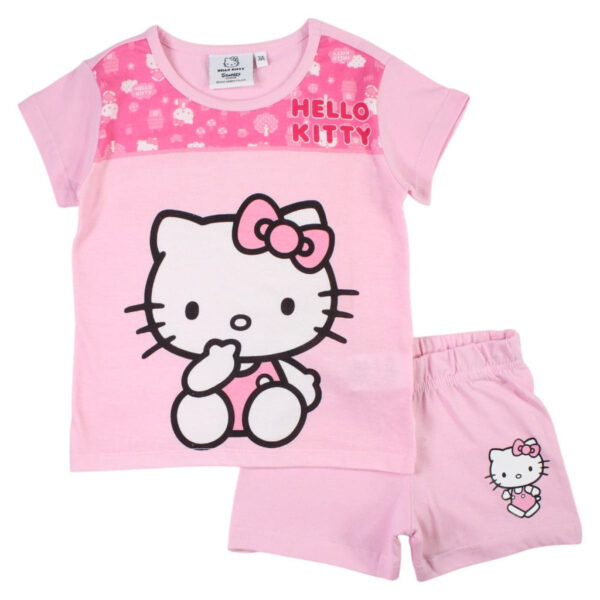 Hello Kitty Cutie Light Pink kort pyjamas 110 cm